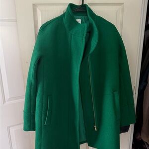 J. Crew Vibrant Green Women's Cape Coat